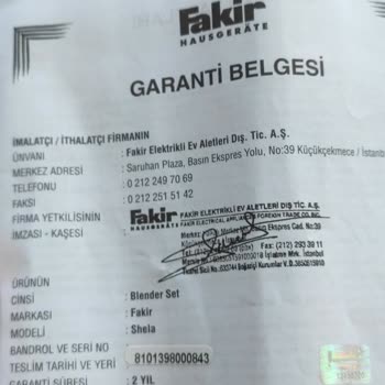Fakir Ev Aletleri 2. Kez Kullanımda Dağıldı Garanti Müşteri Hatası Diyor😡