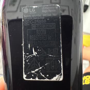 LG Kumanda Tuş Silinmesi...