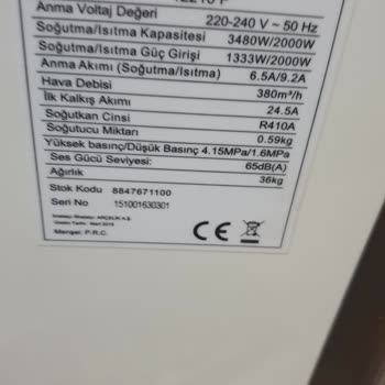 Arçelik Yetkili Servis Hizmeti Hakkında Şikayet