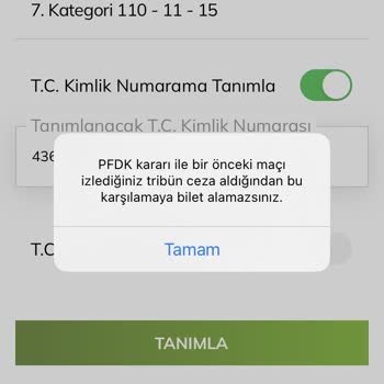 Passolig Beşiktaş Pendikspor Maçı Haksız Ceza