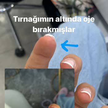 Başak Aktay Güzellik Özensiz Oje Sürülüyor