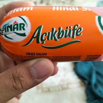 Pınar Et ve Süt BİM Mağazasından Alınan Salamdan Çıkan Rahatsız Edici Cisim