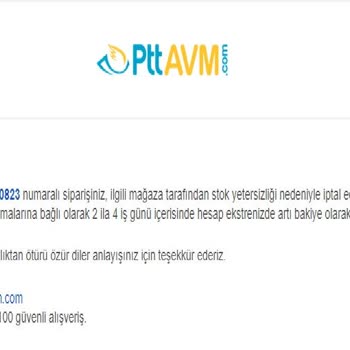 Epttavm'den Alışveriş Deneyimi Hayal Kırıklığı