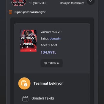 Ucuzpin.com Aldığım Vp Hala Gönderilmedi