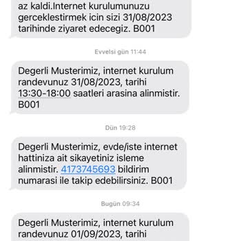 Türk Telekom Teknik Servis Yeni Başvurduğum İnterneti Bağlamıyor
