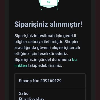 Shopier Siparişimin İptal Edilmesi