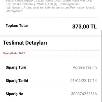 Pizza Hut Yanlış Sipariş Gönderdi