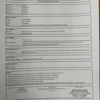 Oppo Arızalı Telefon Ayıplı Mal