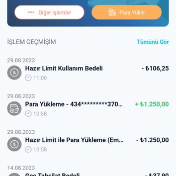 Paycell Kart Bakiyesi İade