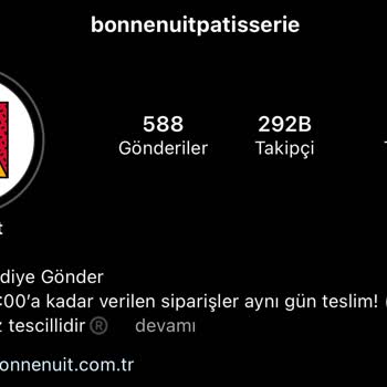 Instagram'da Sayısız Reklam Yapan Bonne Nuit İsimli Sayfa