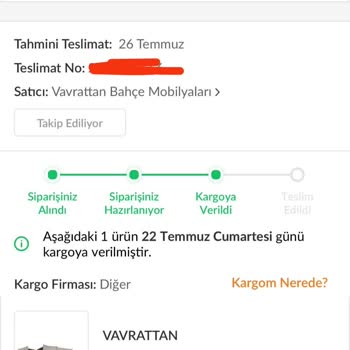 Trendyol Ürünün 2 Aydır Teslim Edilmemesi