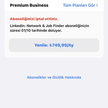 Linkedin Habersiz Ücret Tahsili