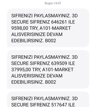 A101 Mağduriyet Yaşadım