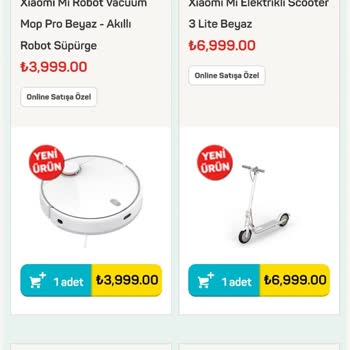 Harca-harca-bitmez.net Sözde A101'den Robot Süpürge Almak İstiyordum