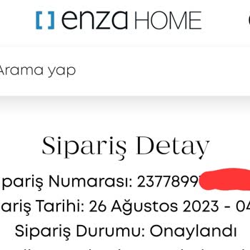 Enza Home Günlerdir Kargolanmayan Ürün