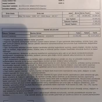 Enza Home Şirinevler Haksız İade Kesintisi.