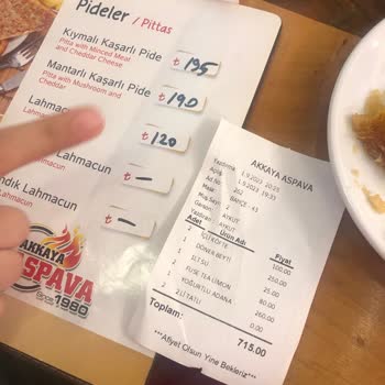 Yda Akkaya Aspava'da Yanlış Fiyatlandırma