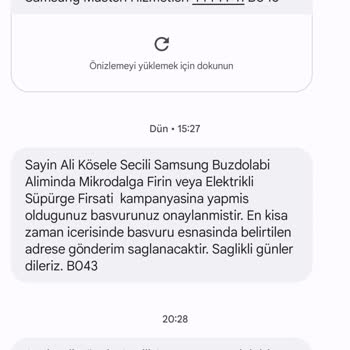 Samsung Kampanya Kurallarına Uygun Hareket Etmiyor.