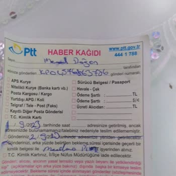 PTT Kargo Kargo Çalışanı Sorunu