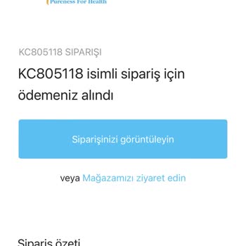 Kiperin Collagen Markasının Gönderim Süreciyle İlgili Sorun
