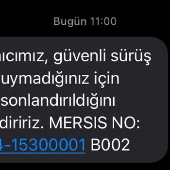 Getiraraç Uygulamadan Süresiz Uzaklaştırma