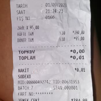 Köfteci Yusuf Tekirdağ Marmaraereğlisi Şubesi.