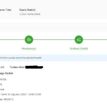 ÇiçekSepeti Çiçek Siparişiyle İlgili Sorun