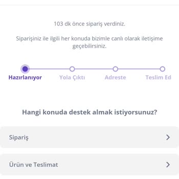 Getir Siparişimi Getirmiyor Ve Müşteri Temsilcisine Ulaşılmıyor