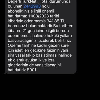 TurkNet İcra Ve Fatura