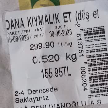 Pehlivanoğlu (Muharrem) Bayat Et İle Çekilen Kıyma❗