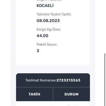 Horoz Lojistik Kargonun Son Teslim Tarihinin Geçmesi (1,5 Ay Oldu) Kimse İlgilenmiyor