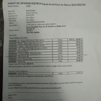Şok Marketler Çürük Meyva Siparişi