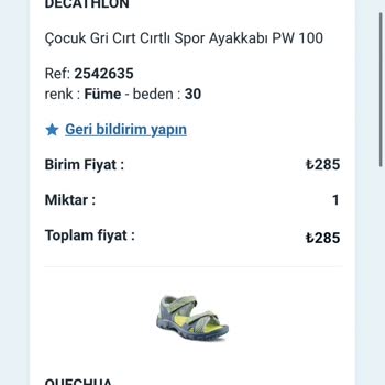 Decathlon Kampanya Hediye Çeklerimi Tanımlamadı