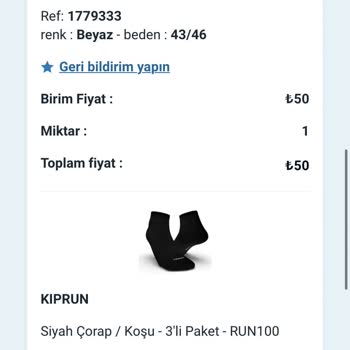 Decathlon Kampanya Hediye Çeklerimi Tanımlamadı