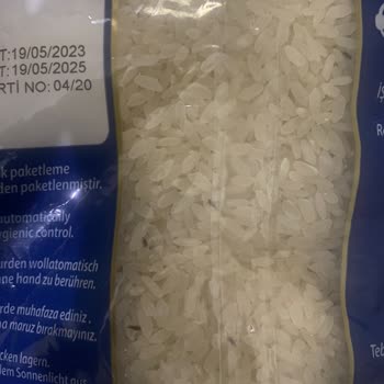 Oruçoğlu Bakliyat Açılmamış Pirinç Paketinde Böceklenme