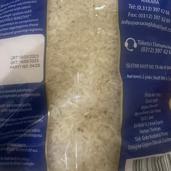 Oruçoğlu Bakliyat Açılmamış Pirinç Paketinde Böceklenme