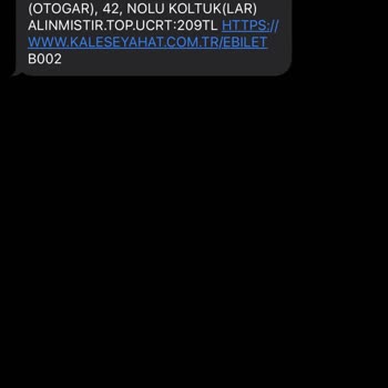 Kale Seyahat Otobüs Firması Mağduriyeti