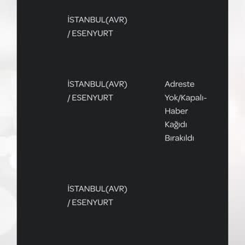 PTT Kargo İle Kargom Teslim Edilmedi