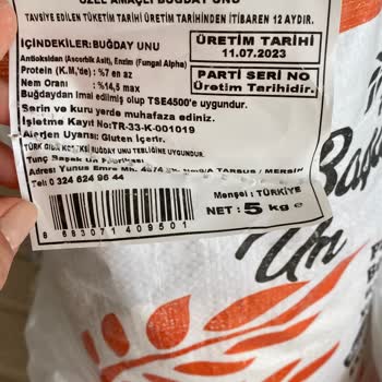 Tunç Başak Un Fabrikası Un Paketinden Böcek Çıktı