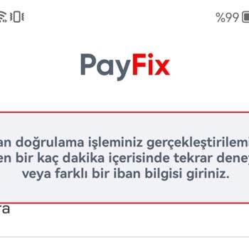 PayFix Paramı Çekemiyorum Hata Veriyor