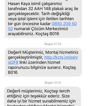Koçtaş Şifonyer Montaj Hizmeti