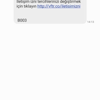 Vodafone SMS Kampanya Sorunu