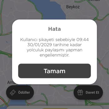 Martı Tag Sürücü Şikayeti