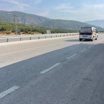 Kamil Koç Bozuk Araçla Yola Devam