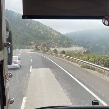 Kamil Koç Bozuk Araçla Yola Devam