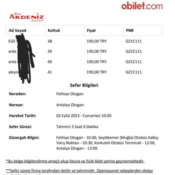 Güney Akdeniz Firması İle Yapılan Yolculuk Faciaya Dönüştü