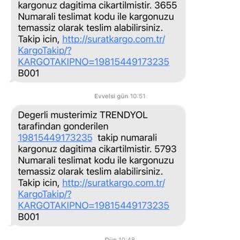 Sürat Kargo Kargo Teslimatının Belirtilen Günde Yapılmaması