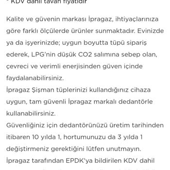 İPApp Sipariş Teslimat Fiyat Farkı Depozito Ücreti