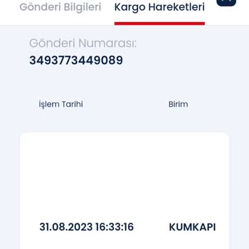 Aras Kargo Kargonun Belirsizlik Durumu