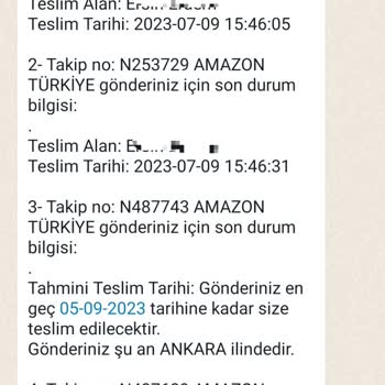 Amazon'un AGT Kargo İle Yaşattığı Kötü Deneyim